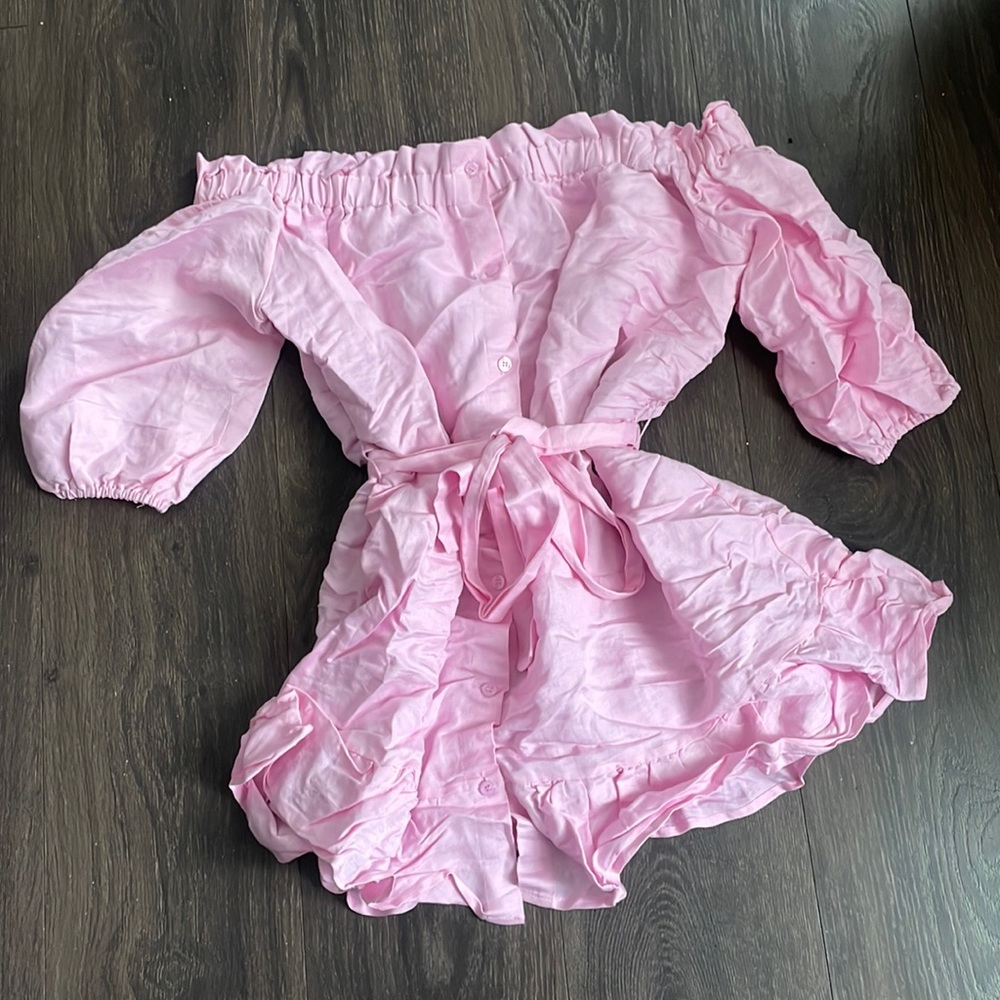 Brand new (without tags) never worn.  Wrinkled from my drawer but I will steam.